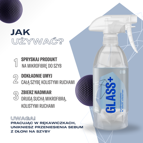 Q²M Glass+ 500ml  Opakowanie Zbiorcze 12 szt.