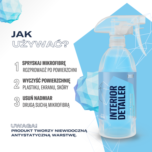 Q²M InteriorDetailer 1000ml Opakowanie Zbiorcze 9 szt.